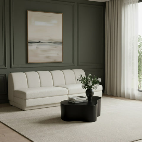 Laurel Fabric Upholstered Sofa, 2-Piece (Style 2)