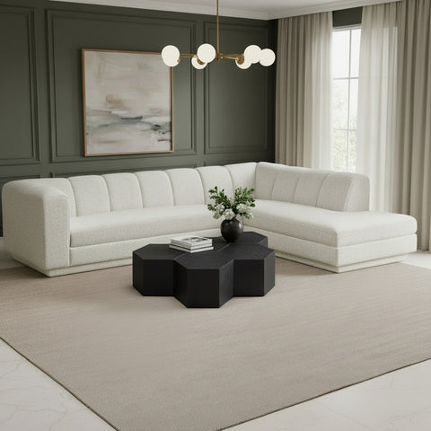 Laurel Fabric Upholstered Sectional, 2-Piece (Style 2)