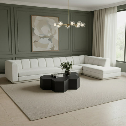 Laurel Fabric Upholstered Sectional, 3-Piece