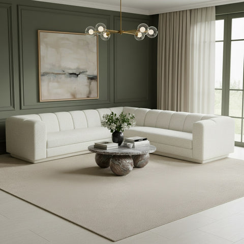 Laurel Fabric Upholstered Sectional, 3-Piece (Style 2)