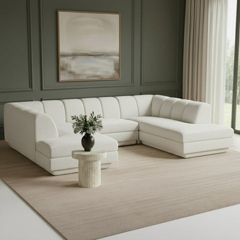 Laurel Fabric Upholstered Sectional, 3-Piece (Style 3)