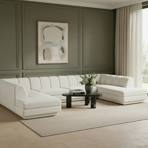 Laurel Fabric Upholstered Sectional, 4-Piece (Style 3)