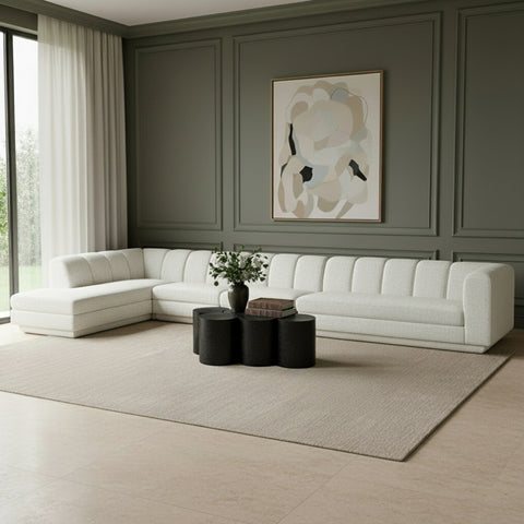 Laurel Fabric Upholstered Sectional, 4-Piece (Style 4)