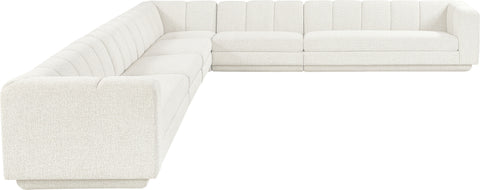 Laurel Fabric Upholstered Sectional, 6-Piece