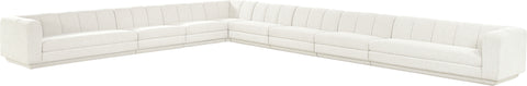 Laurel Fabric Upholstered Sectional, 8-Piece