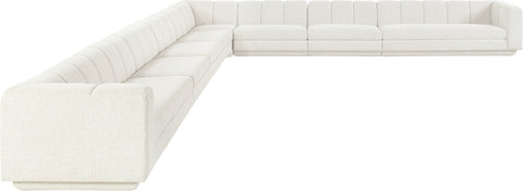 Laurel Fabric Upholstered Sectional, 8-Piece