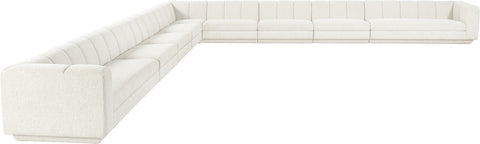 Laurel Fabric Upholstered Sectional, 9-Piece