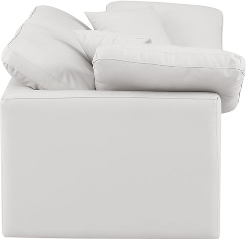 Luxus Cream Faux Leather Modular Sofa S70