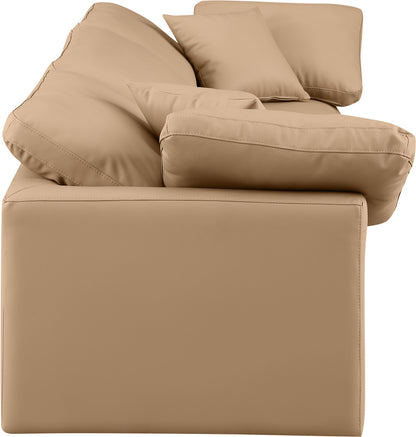 Luxus Tan Faux Leather Modular Sofa S105