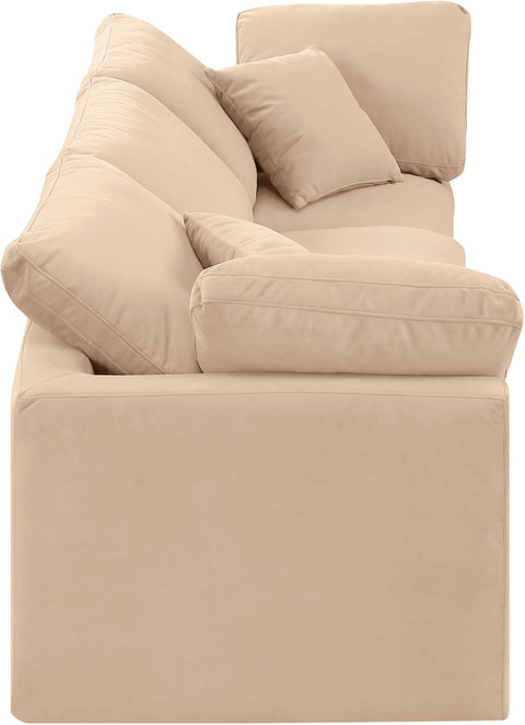 Luxus Beige Velvet Modular Sofa S105