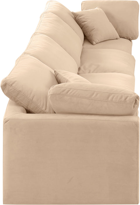 Luxus Beige Velvet Modular Sofa S140