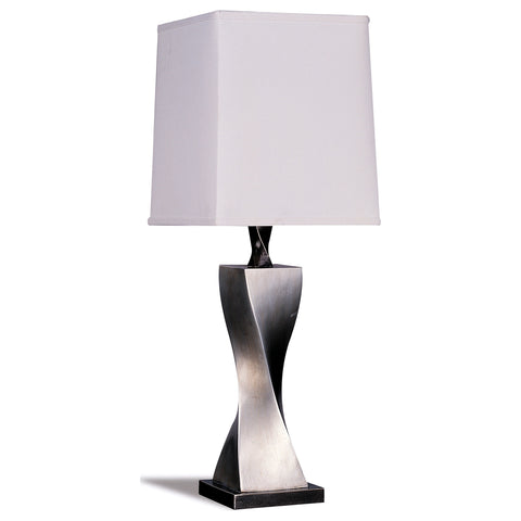 Bling 30-inch Tapered Shade Table Lamp Silver (Set of 2)Distressed Silver