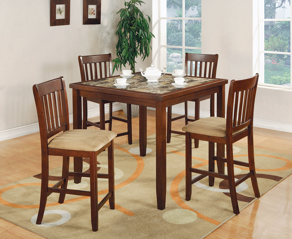 5 Pc Counter Height Dining Set