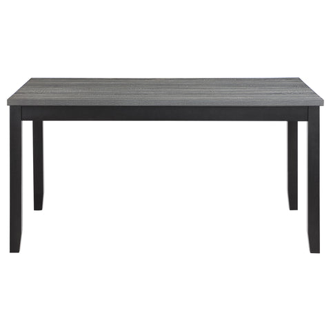 Alan 6-piece Rectangular Dining Table Set Grey and BlackGrey