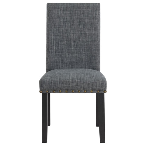 Alan 6-piece Rectangular Dining Table Set Grey and BlackGrey