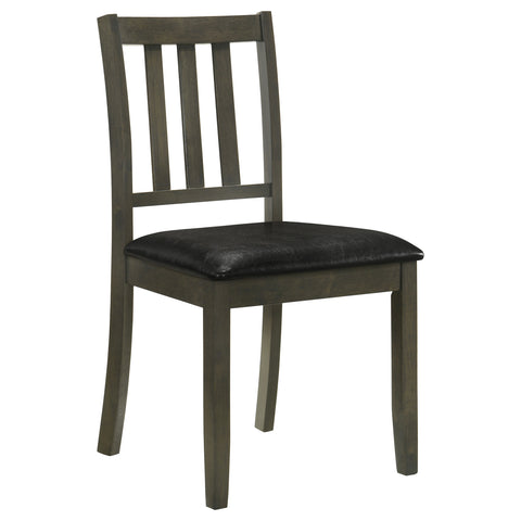 Rory 5-piece Square Dining Table Set CharcoalCharcoal