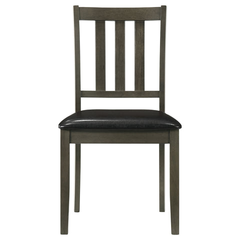 Rory 5-piece Square Dining Table Set CharcoalCharcoal