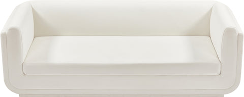 Kent Cream Linen Textured Fabric Sofa S