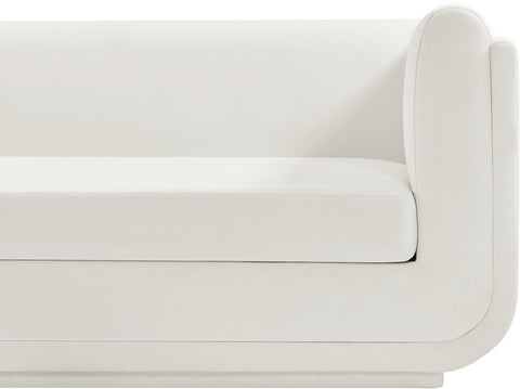 Kent Cream Linen Textured Fabric Sofa S