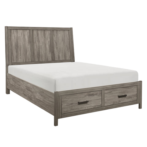 Raife (3) Queen Platform Bed with Footboard Storage