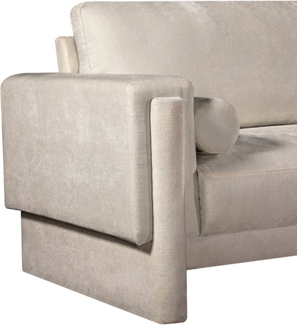 Jones Beige Chenille Fabric Chair C