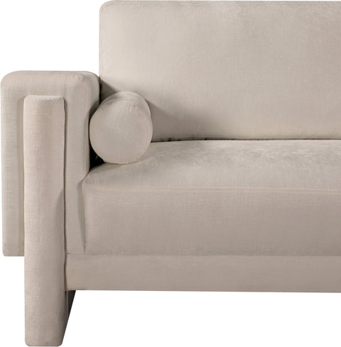 Jones Beige Chenille Fabric Chair C
