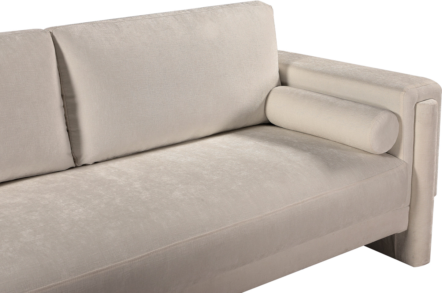 jones beige chenille fabric loveseat l