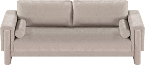 Jones Beige Chenille Fabric Sofa S