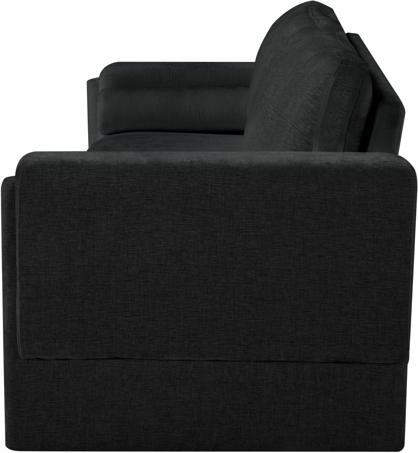 jones black chenille fabric sofa s