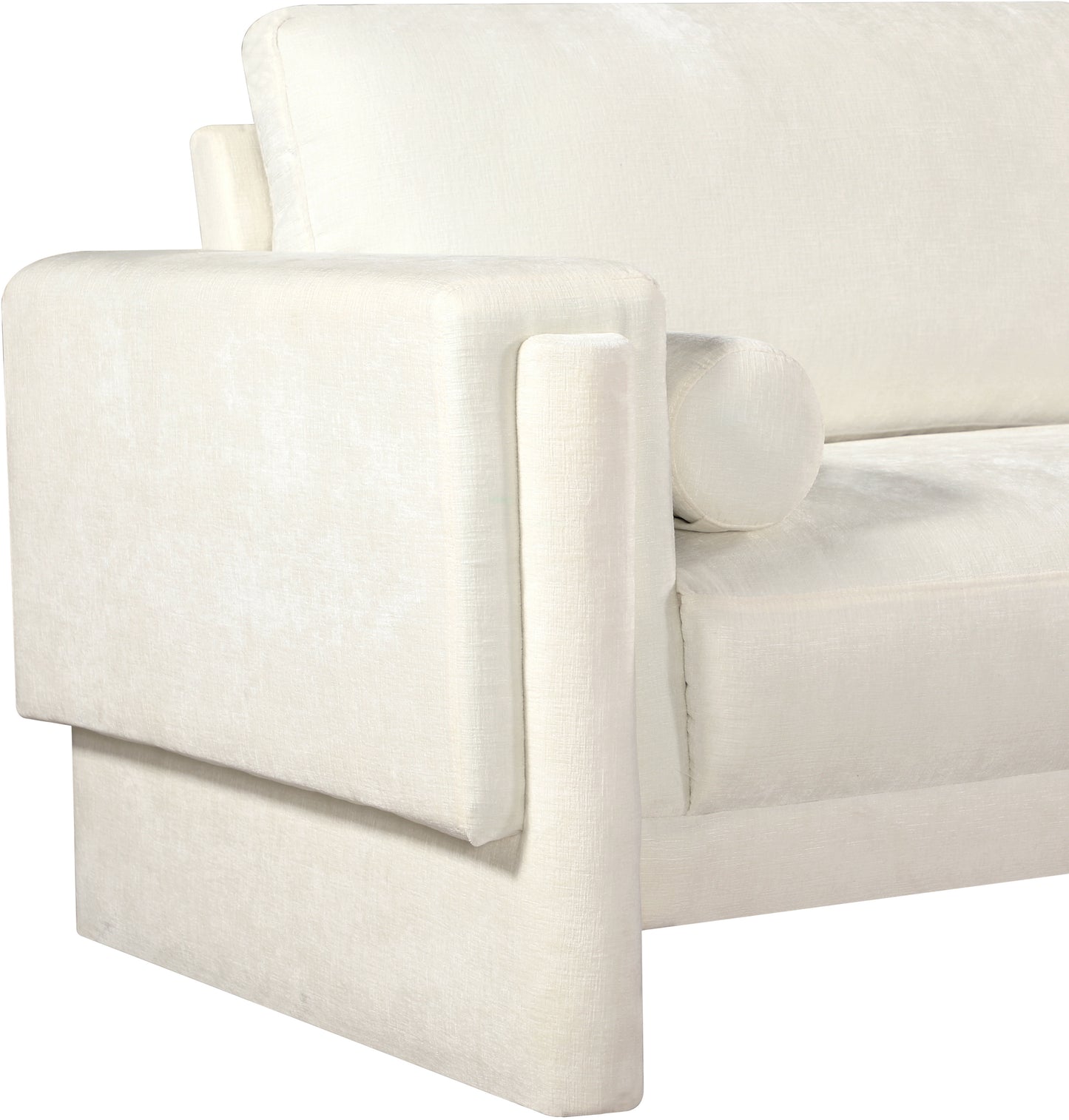 jones cream chenille fabric chair c