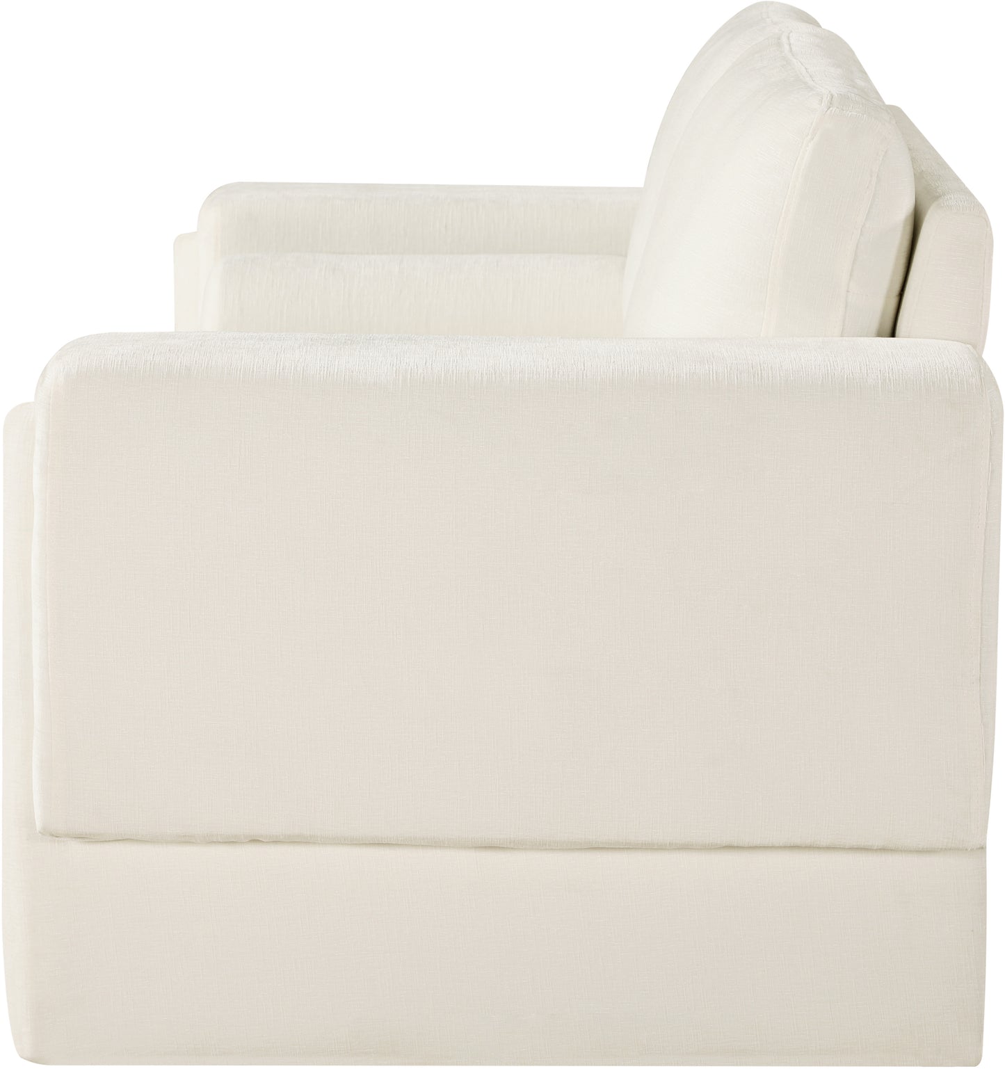 jones cream chenille fabric loveseat l