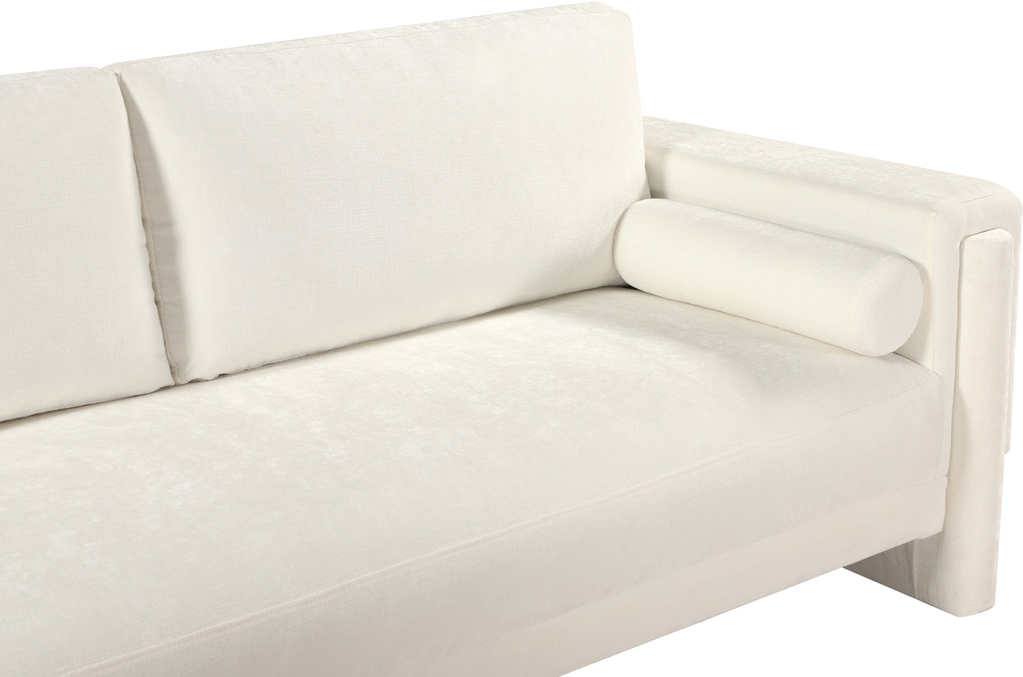 jones cream chenille fabric loveseat l