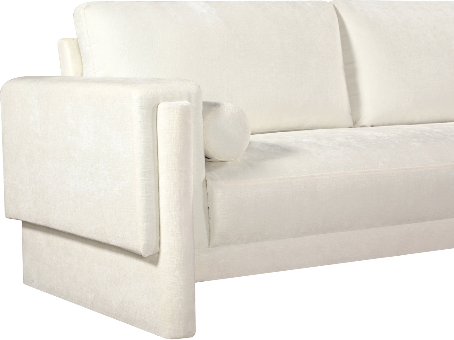 jones cream chenille fabric loveseat l