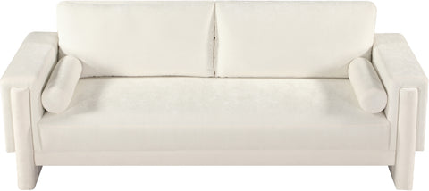 Jones Cream Chenille Fabric Sofa S