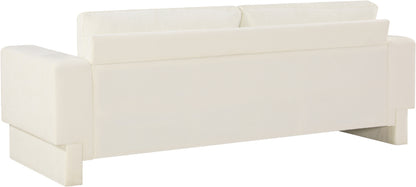 Jones Cream Chenille Fabric Sofa S