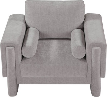 Jones Grey Chenille Fabric Chair C