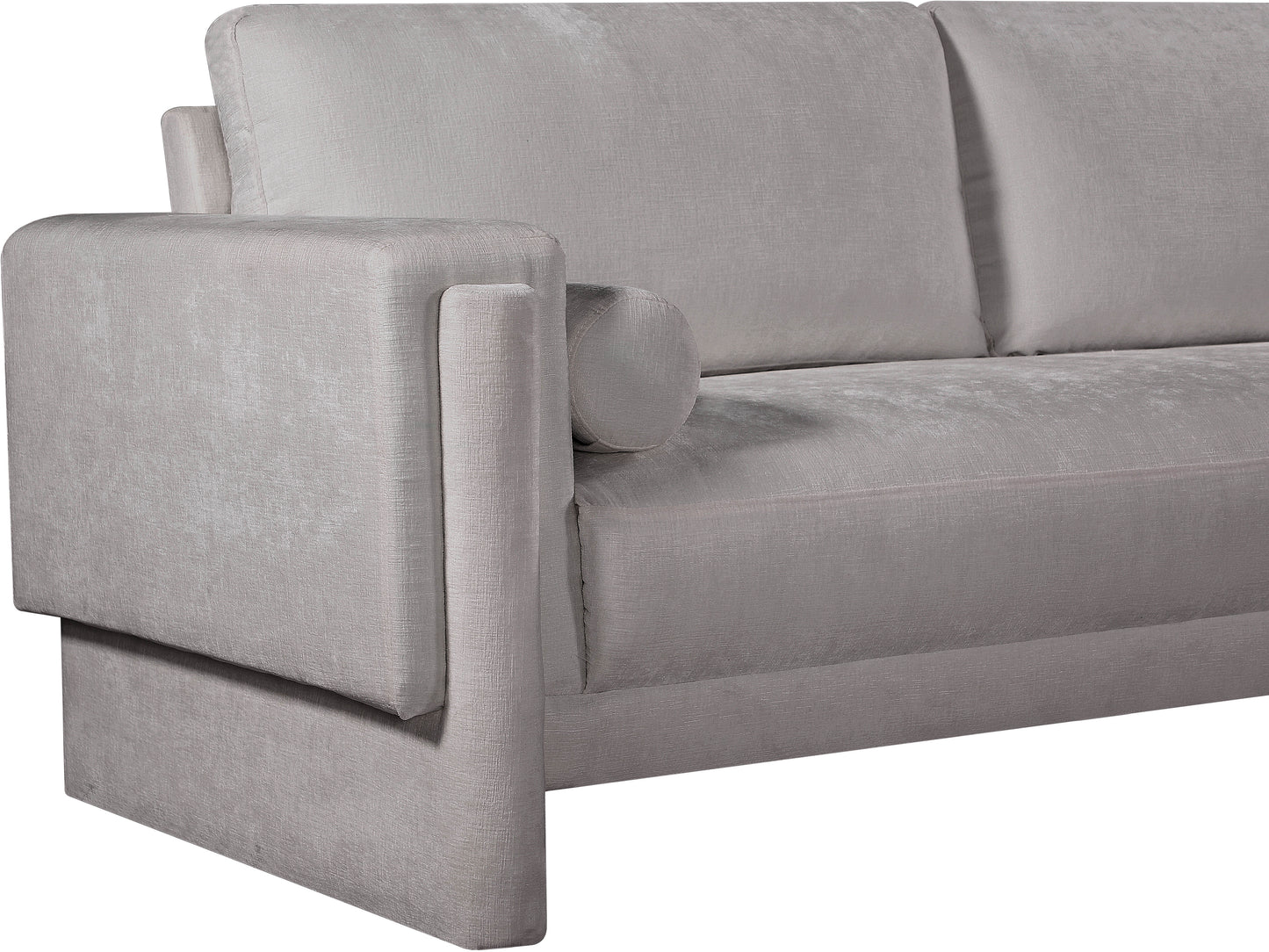 jones grey chenille fabric loveseat l