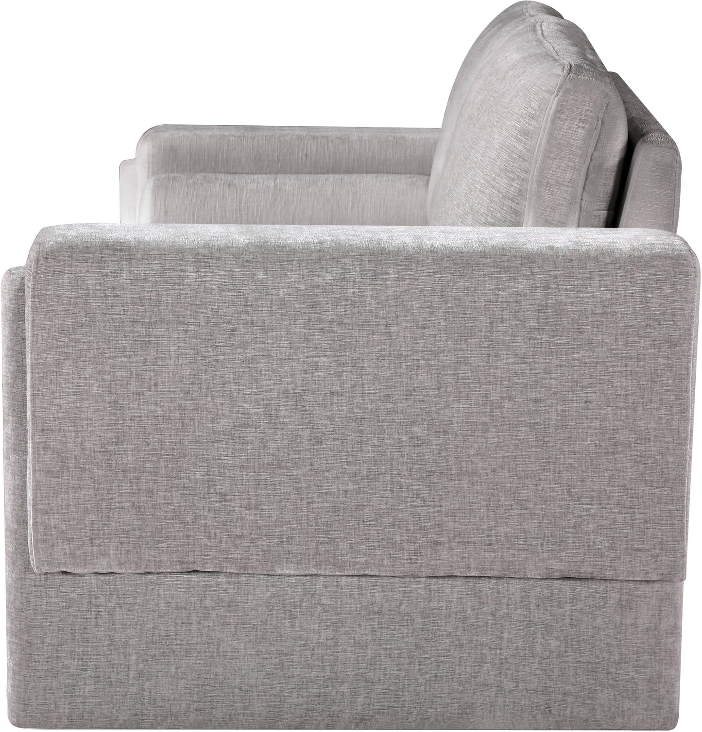 jones grey chenille fabric loveseat l