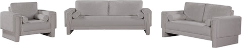 Jones Grey Chenille Fabric Sofa S