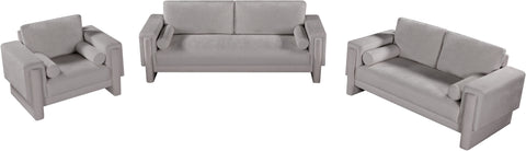 Jones Grey Chenille Fabric Sofa S