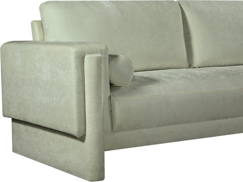 Jones Mint Chenille Fabric Loveseat L