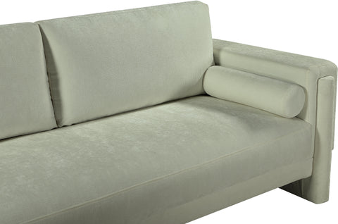 Jones Mint Chenille Fabric Loveseat L