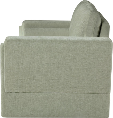 Jones Mint Chenille Fabric Loveseat L