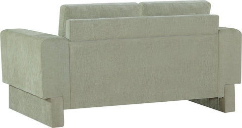 Jones Mint Chenille Fabric Loveseat L