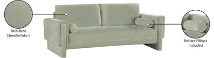 Jones Mint Chenille Fabric Sofa S