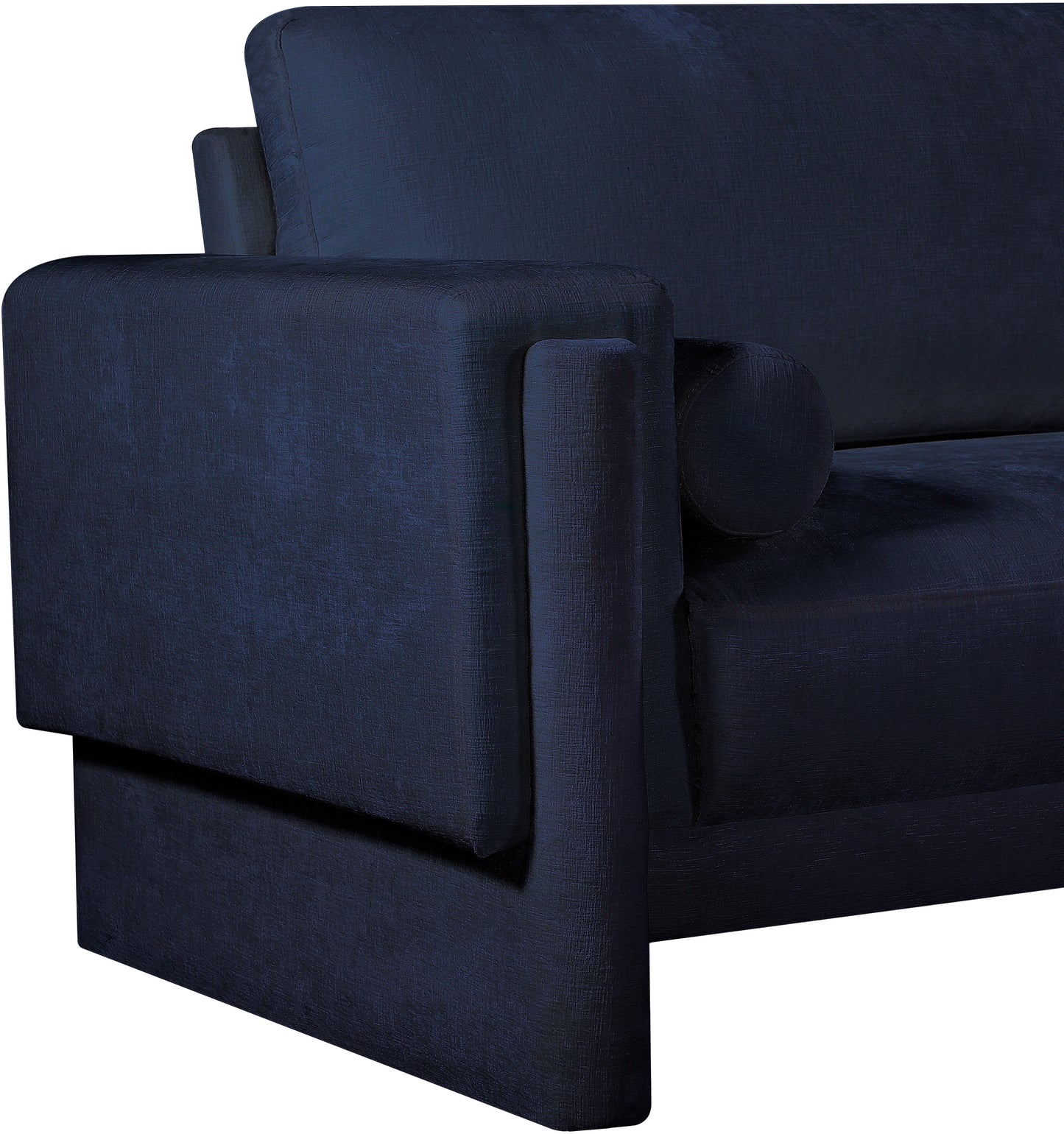 jones navy chenille fabric chair c