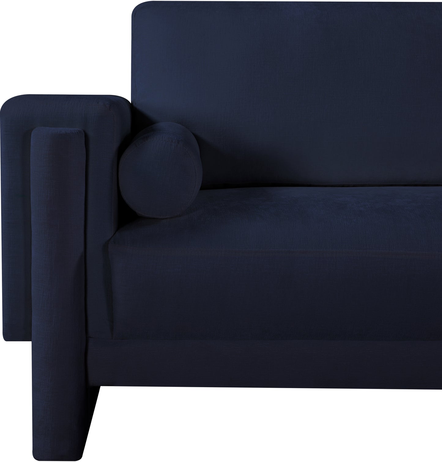 jones navy chenille fabric chair c