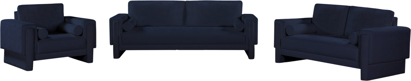 jones navy chenille fabric loveseat l