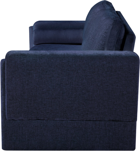 Jones Navy Chenille Fabric Sofa S