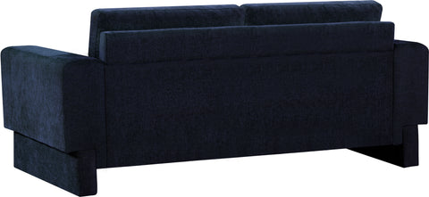 Jones Navy Chenille Fabric Sofa S